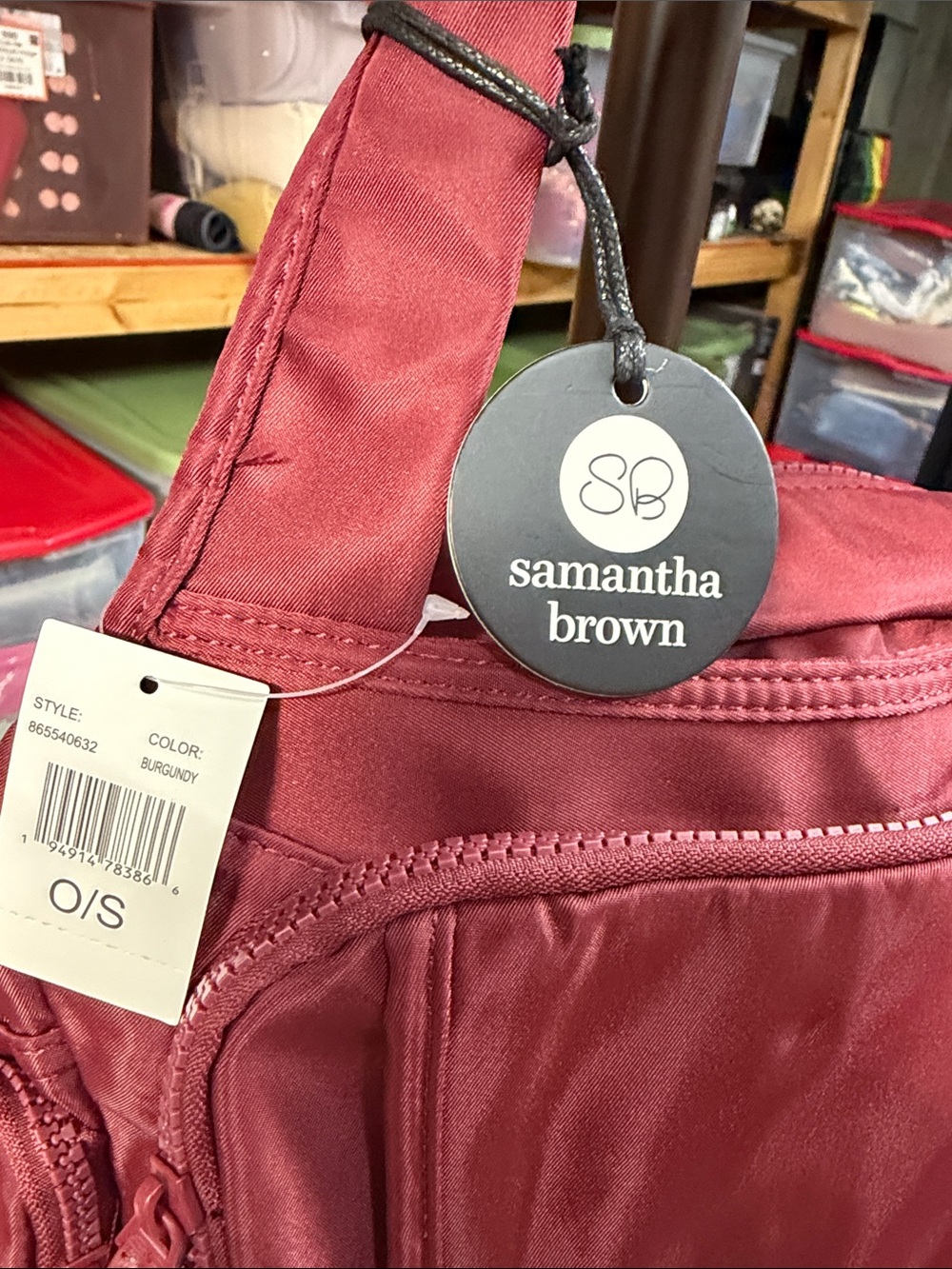 Samantha Brown travel handbag Women's Rose Red Shoulder Bag BNWT - Picture 3 of 10